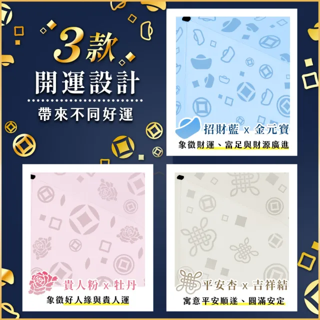 【JOJOGO 揪揪購】遇水見財極薄輕羽傘(鹿港天后宮祈福過爐) 自動傘 輕量傘 晴雨傘 黑膠傘 速乾傘