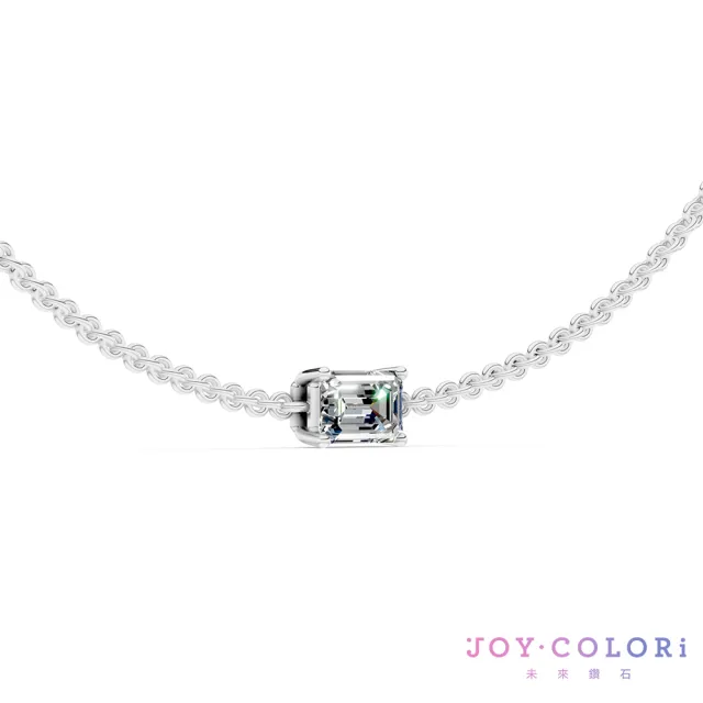 【JOY COLORi 未來鑽石】PT950鉑金 映光 18分 祖母綠手鍊 BR8043EBLG(培育鑽石)
