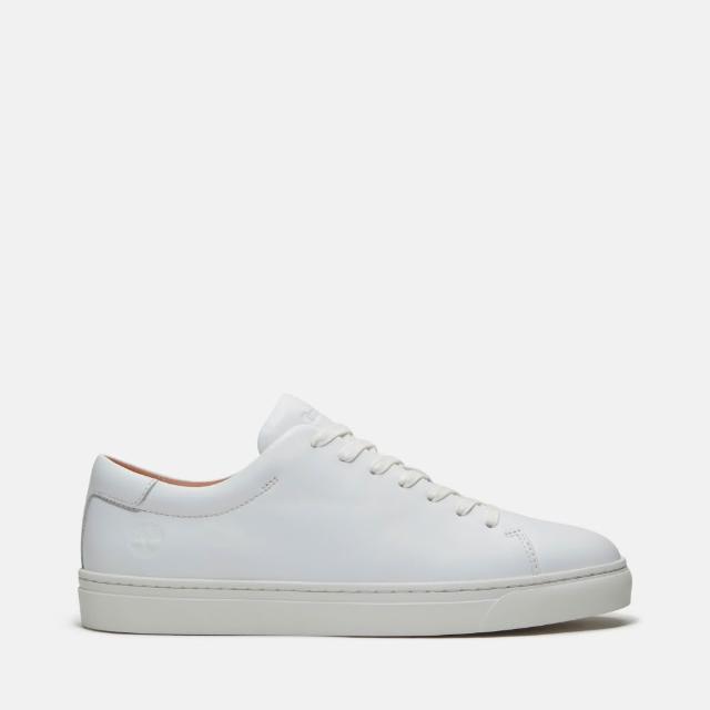 【Timberland】男款白色休閒鞋(A5TFEEM2)