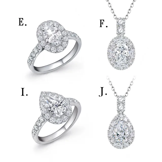 【IS DIAMOND】買一送一 IGI 1.6克拉 D VS1 鉑金台鑽石戒指/項墜-任選(培育鑽石) 送天然珍珠耳環