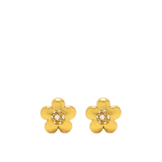 【MARC JACOBS】官方直送 MJ 金色雛菊花朵造型耳環
