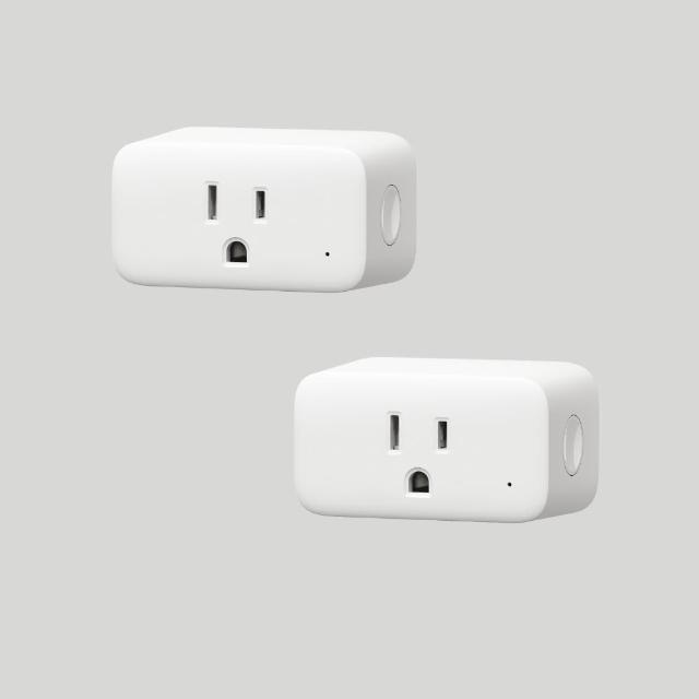 【SwitchBot】Plug Mini 智慧插座 2個(智能居家/插座/HomeKit/聲控)