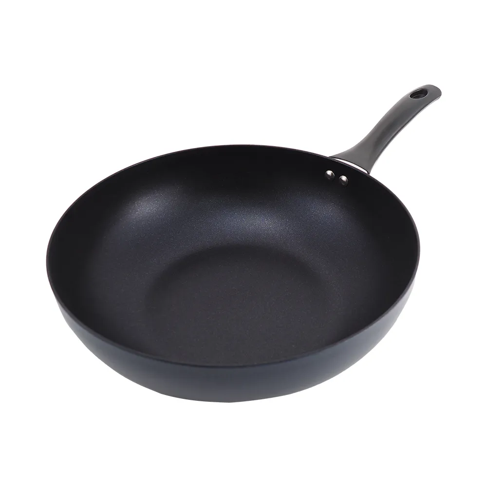 樂司廚品/鑽石不沾深型炒鍋-34cm-1支組(炒鍋)