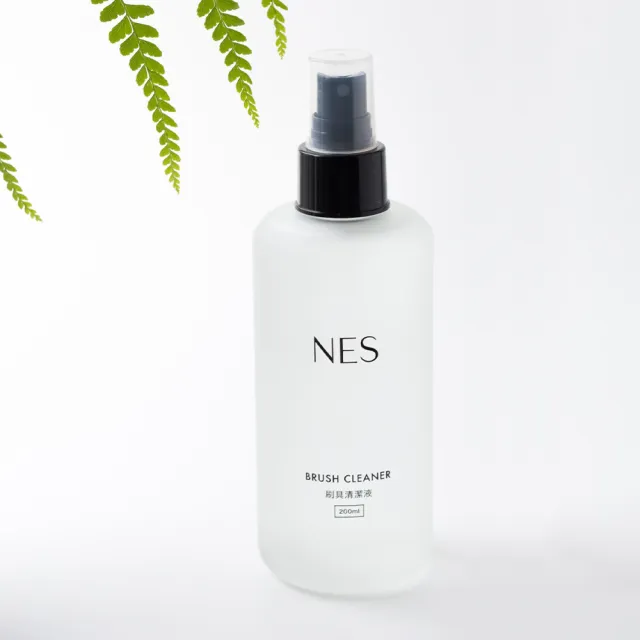 【恩藝偲 NES cosmetics】睫毛膏刷＋200ml刷具清潔液(日本製刷具)