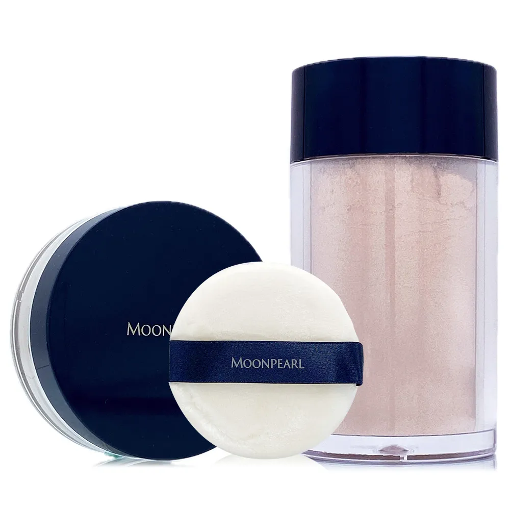 【MIKIMOTO 御木本】MOONPEARL月珍珠蜜粉20g+月珍珠蜜粉盒-附粉撲(專櫃公司貨)