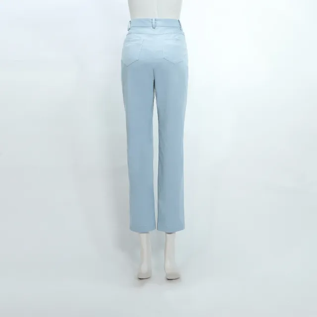 【ILEY 伊蕾】天空藍縲縈窄管九分褲(淺藍；M-2L；1252026364)