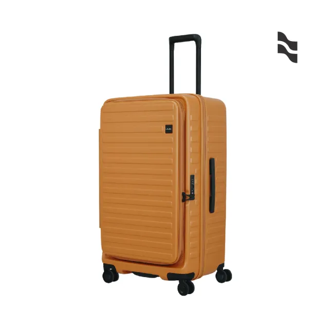 【LOJEL】CUBO FIT 29.5吋 前開式擴充拉鍊拉桿箱(行李箱 旅行箱 胖胖箱)