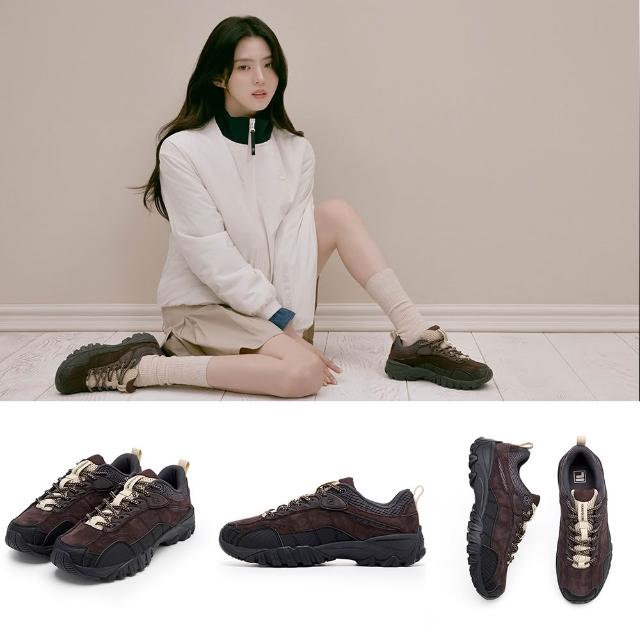【FILA】#韓韶禧代言款 男鞋 女鞋 HAREPIN 1998 中性運動鞋-棕 (4-C611A-217_263)