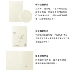 日本 MD PRODUCT《MD Notebook Cover Clear 透明書套》A5