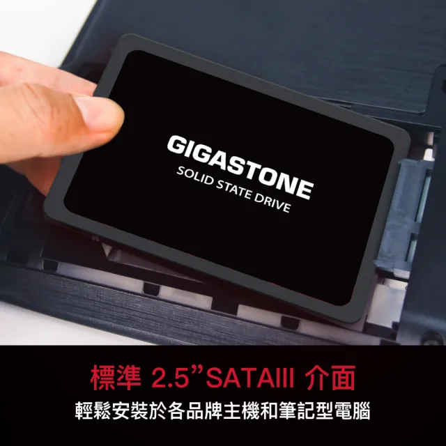 【Gigastone 立達國際】2入組 250GB SATA III 2.5吋 ssd高效固態硬碟(讀500M / 寫420M)