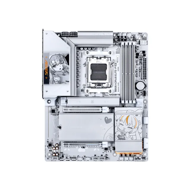 【GIGABYTE 技嘉】B850 AORUS ELITE-P ICE AMD主機板