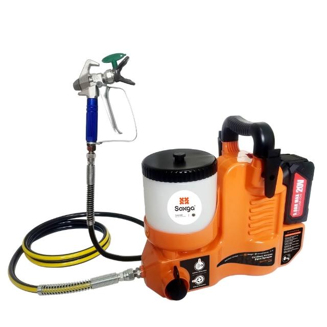 噴的爽 低壓無氣噴漆機-腰間式（有電池組）（一組入）