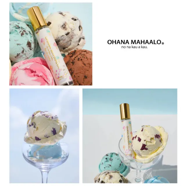 【OHANA MAHAALO】雪莓甜筒淡香水筆10ml(專櫃公司貨)