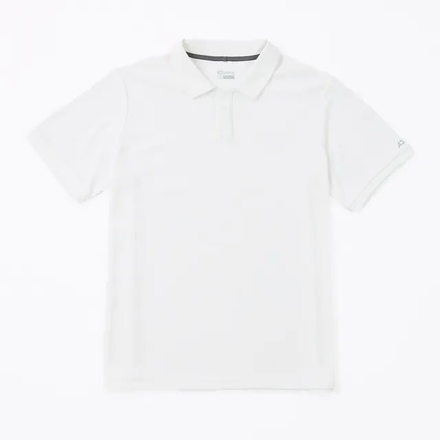 【ADISI】男高效降溫速乾動感POLO衫 AL2611102 晨白 M-3XL｜涼感 UPF50+ 抗UV 吸濕排汗 快乾 彈性 排汗衣