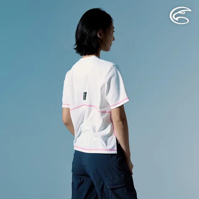 【ADISI】女高效降溫速乾寬版短袖T AL2611103 晨白 M-2XL｜涼感 UPF50+ 抗UV 吸濕排汗 快乾 彈性 排汗衣