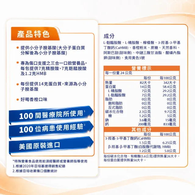 【亞培】基速得-傷口營養支援24g x30入/盒(不只提供麩醯胺酸、癌友糖友適用、傷口營養補給)