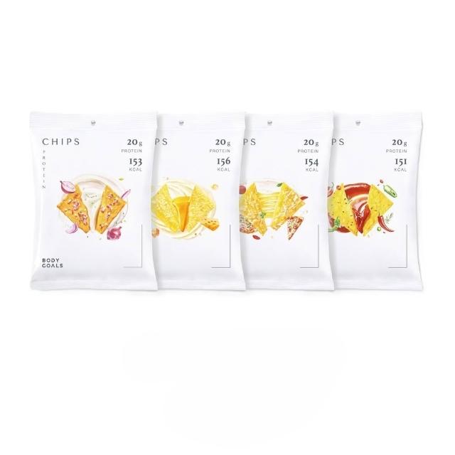 【Body Goals】濃郁香酥高蛋白脆片 20包 35G/包(零食/餅乾)