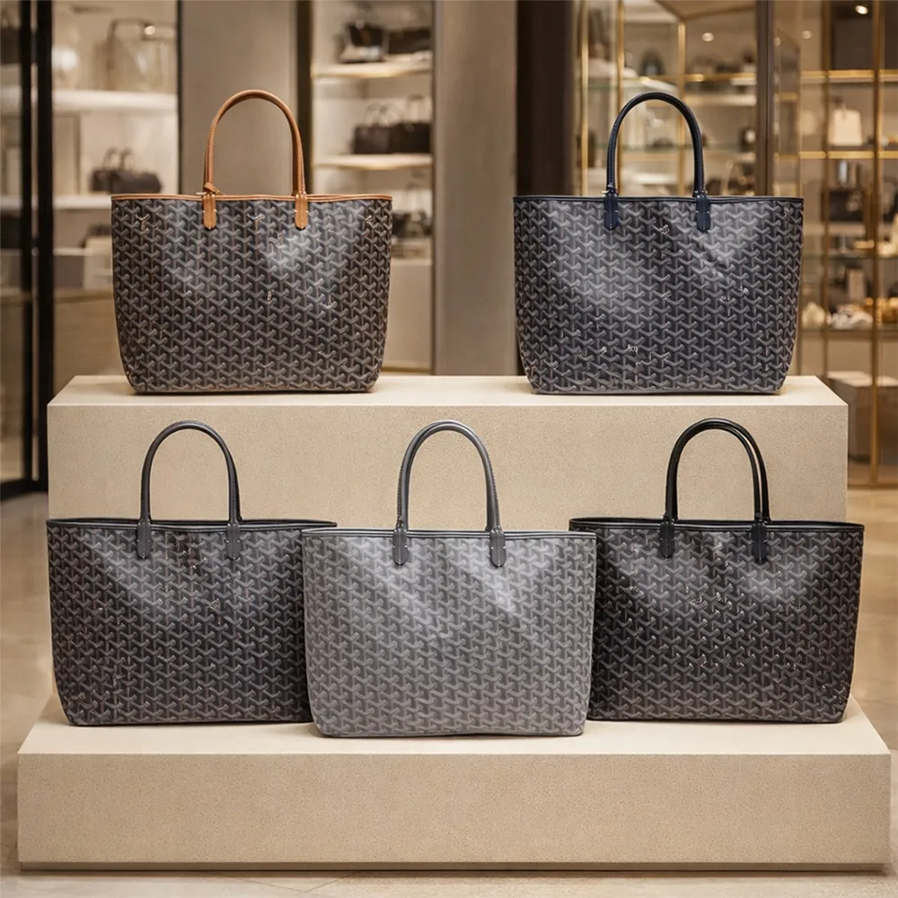 【GOYARD 高雅德】Saint Louis PM 托特購物包(多色任選)