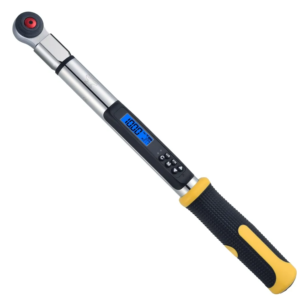 【Asmith 鐵匠牌】20-400Nm四分頭-藍牙充電款換頭型14x18-數位扭力扳手(WI-400-3-BT / 電子式扭力板手)