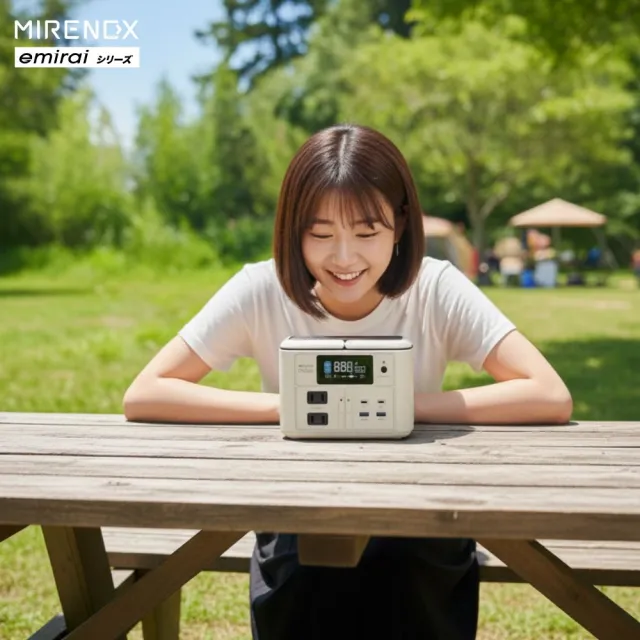 【MIRENEX】emirai NEX430儲能小瓦力PRO！手掌大儲能電站再進化！(戶外防災露營小電站/安全耐用磷酸鐵鋰)