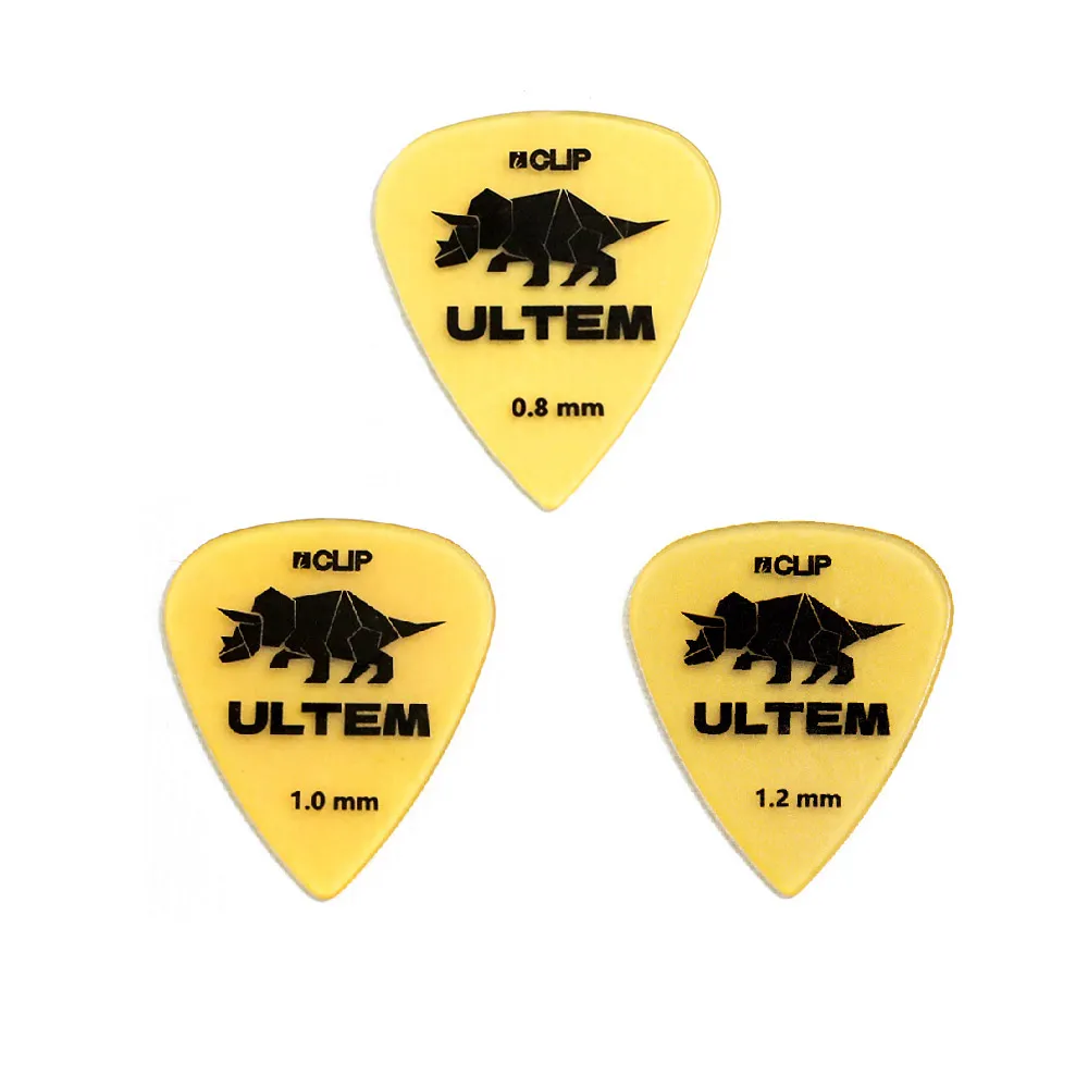 【iCLIP】ULTEM 三角龍 PICK 電吉他彈片 吉他pick 木吉他彈片 吉他/烏克麗麗 匹克 撥片(10片入)