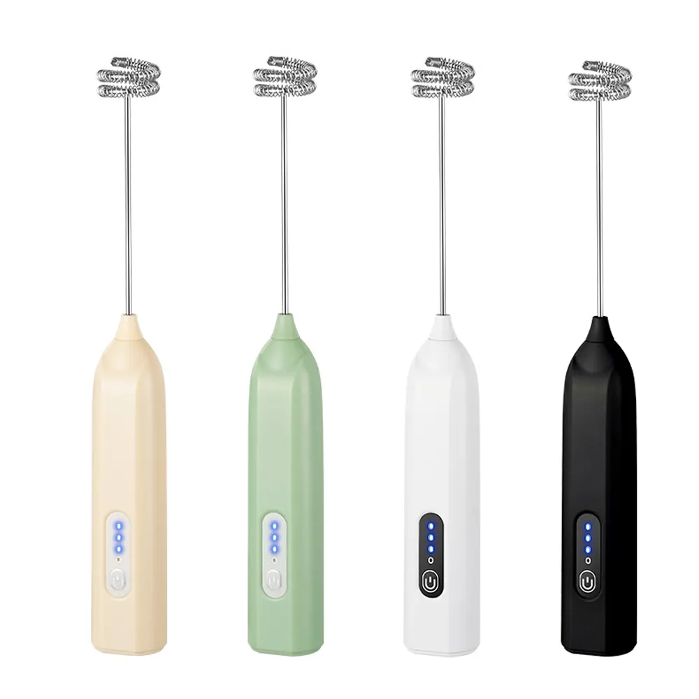 【SUNORO】無線手持電動打蛋器 USB充電打奶泡器 奶油快速打發器 烘焙攪拌機 拿鐵拉花必備