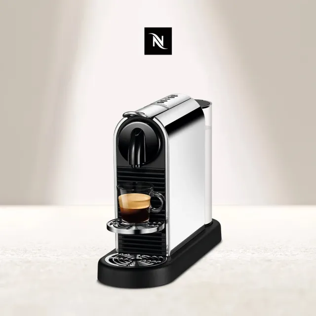 【Nespresso】膠囊咖啡機 CitiZ Platinum_不鏽鋼金屬色 飲水機 全自動咖啡機(瑞士頂級咖啡品牌)