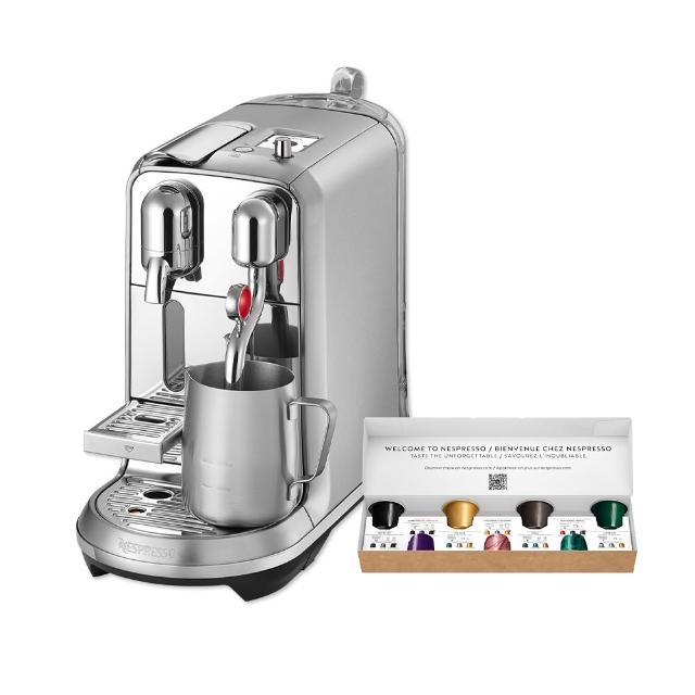 【Nespresso】膠囊咖啡機 Creatista Plus_不鏽鋼金屬色 入厝 奶泡機 全自動咖啡機(瑞士頂級咖啡品牌)