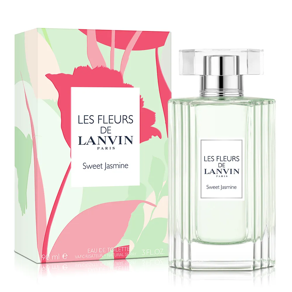 LANVIN Eau de Fleurs 100ml 女性用香水 LANVIN 浪凡】甜美.茉莉女性淡香水90ml(專櫃公司貨) - momo購物網