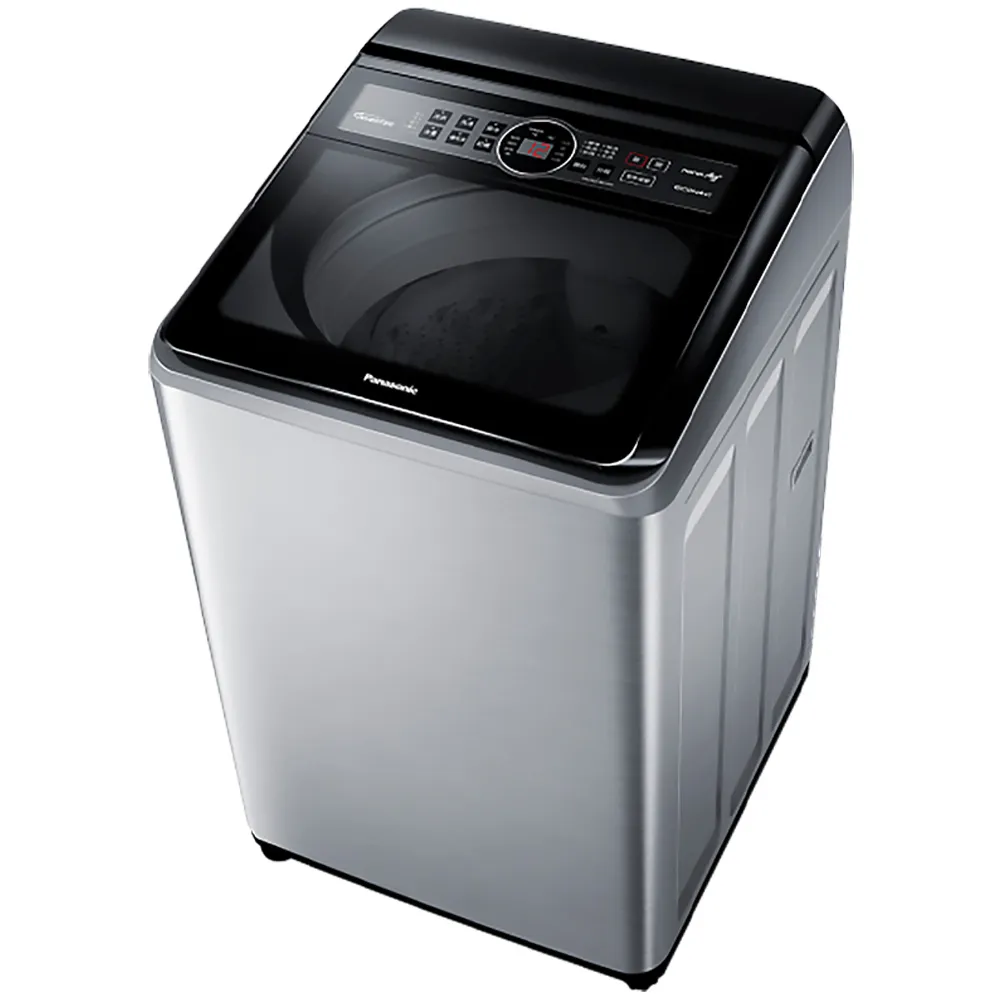 【Panasonic 國際牌】17Kg雙科技直立式不銹鋼變頻洗衣機(NA-V170MTS)