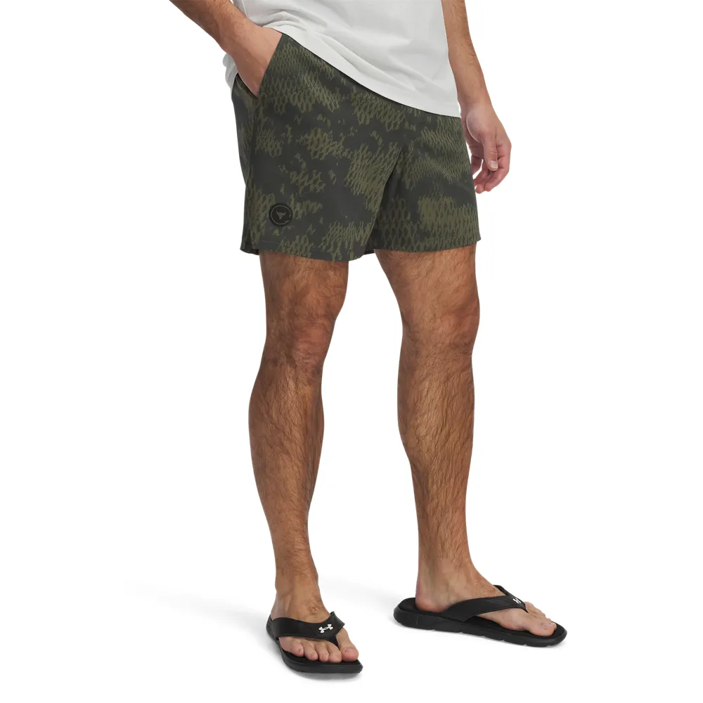 【UNDER ARMOUR】UA 男 Pjt Rock 海灘褲_1390012-390(綠色)