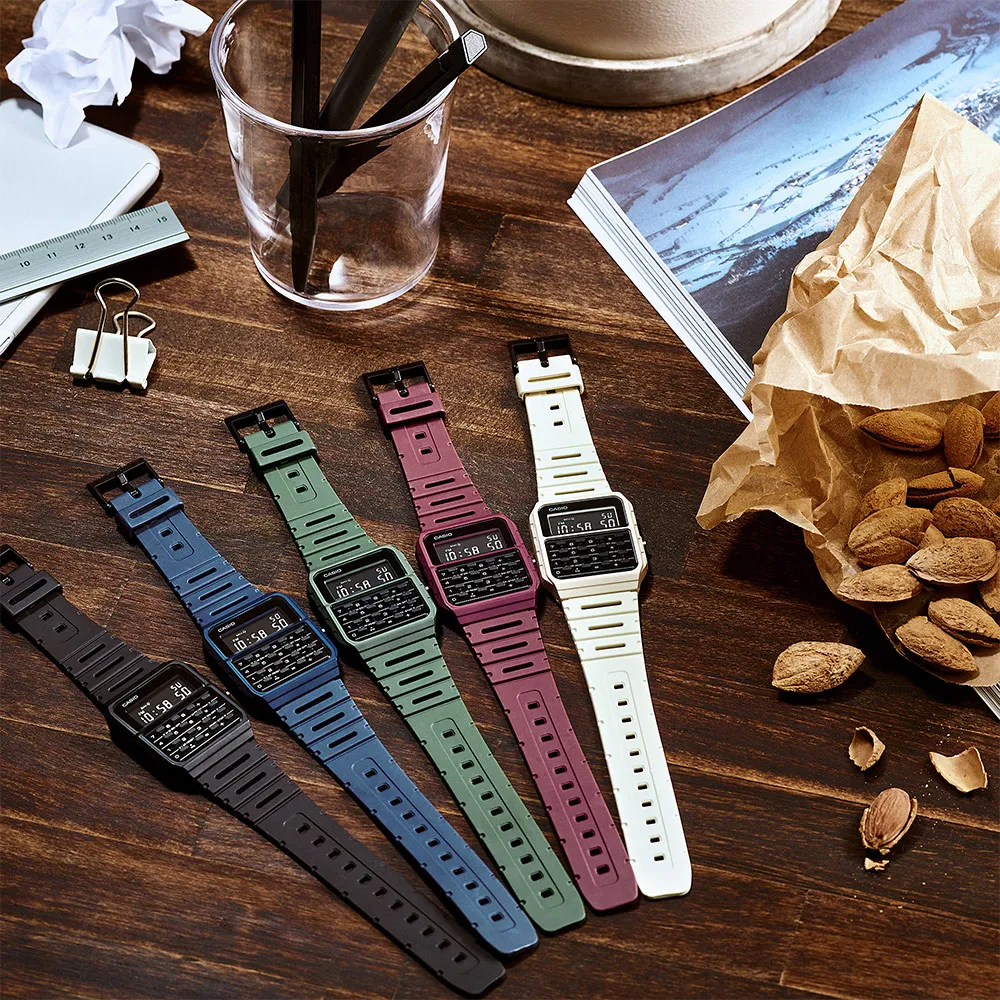 【CASIO 卡西歐】經典款鬧鈴計算機電子錶-5款可選(CA-53WF系列)
