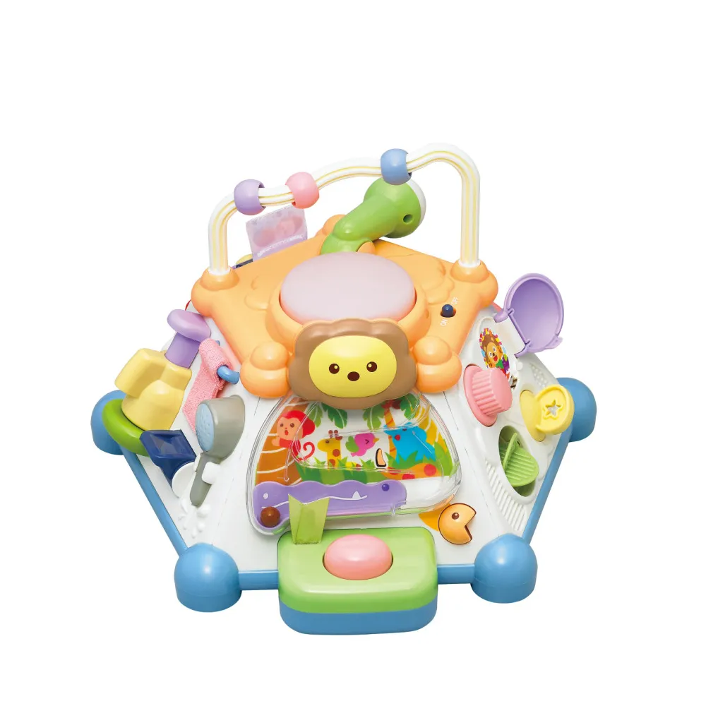【Toyroyal 樂雅】歡樂多功能益智盒(啟蒙玩具 音樂盒 親子互動)