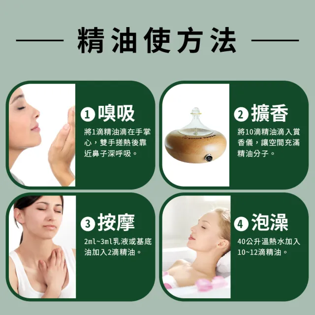 【Bonnie House 植享家】小資入門三寶精油組_茶樹尤加利薄荷