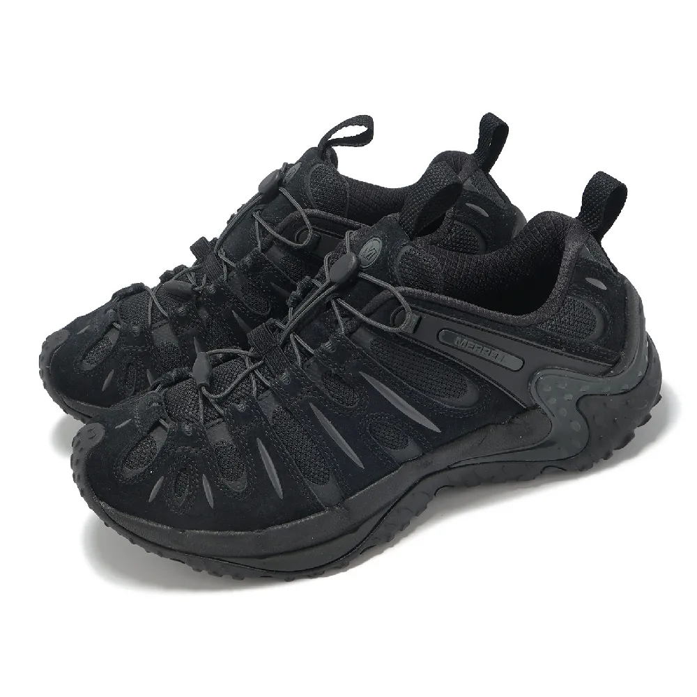 【MERRELL】休閒鞋 Cham Redux SE 1TRL 男鞋 黑 抽繩 戶外(ML2006871)