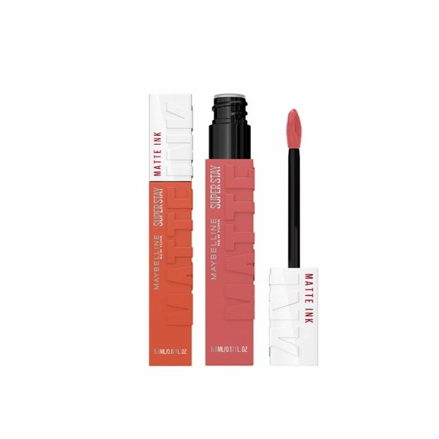 【MAYBELLINE 媚比琳】超持久霧感液態唇膏_2入組