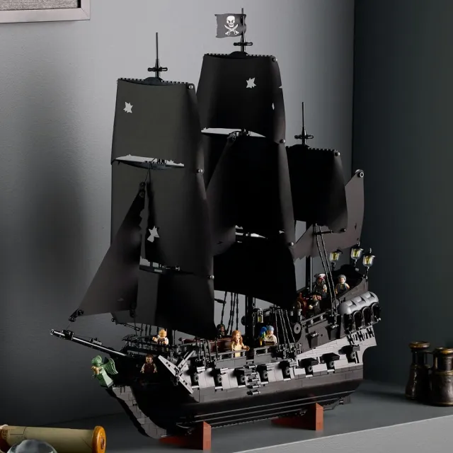 【LEGO 樂高】Icons 10365 史傑克船長的海盜船(神鬼奇航 居家擺設 積木 玩具)