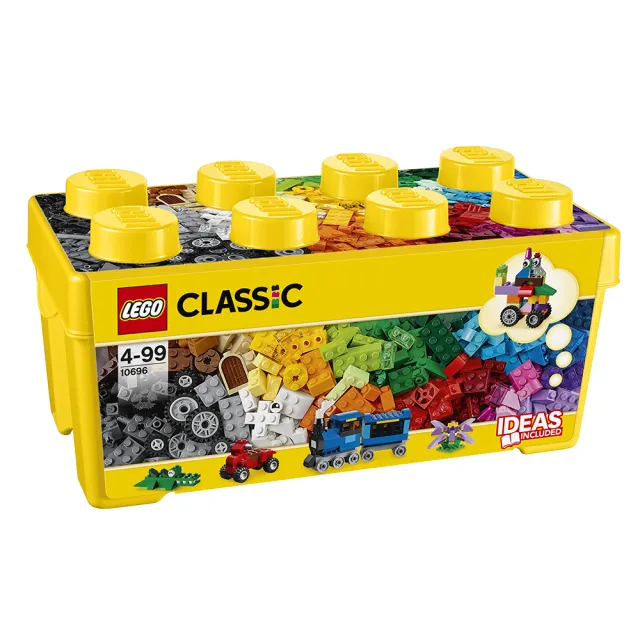 【LEGO 樂高】經典系列 10696 樂高中型創意拼砌盒桶(積木 玩具)