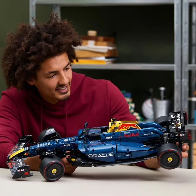 【LEGO 樂高】科技系列 42206 Oracle Red Bull Racing RB20 F1 Car(紅牛 一級方程式 積木 跑車模型)
