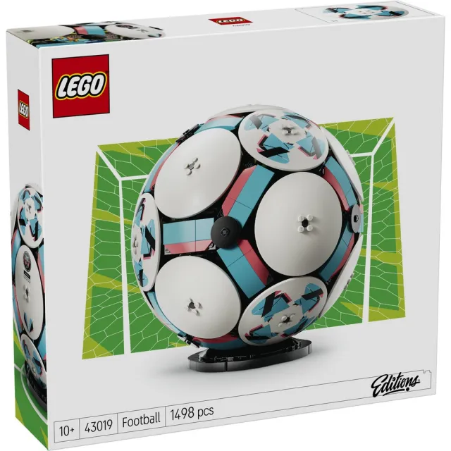 【LEGO 樂高】Editions 43019 足球(世足 2026世界盃 5號足球 禮物 玩具)