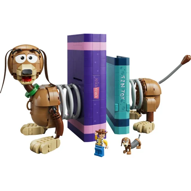 【LEGO 樂高】迪士尼系列 43301 玩具總動員彈簧狗書擋(玩具總動員 皮克斯 禮物 玩具)