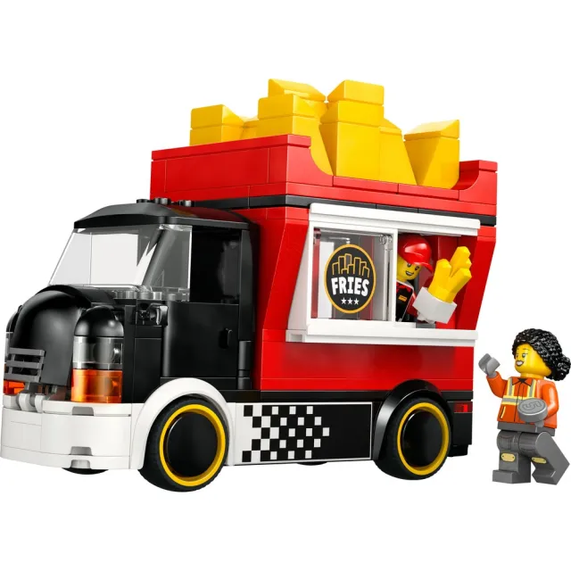 【LEGO 樂高】城市系列 60488 薯條餐車(玩具車 創意力遊戲 積木 兒童玩具)