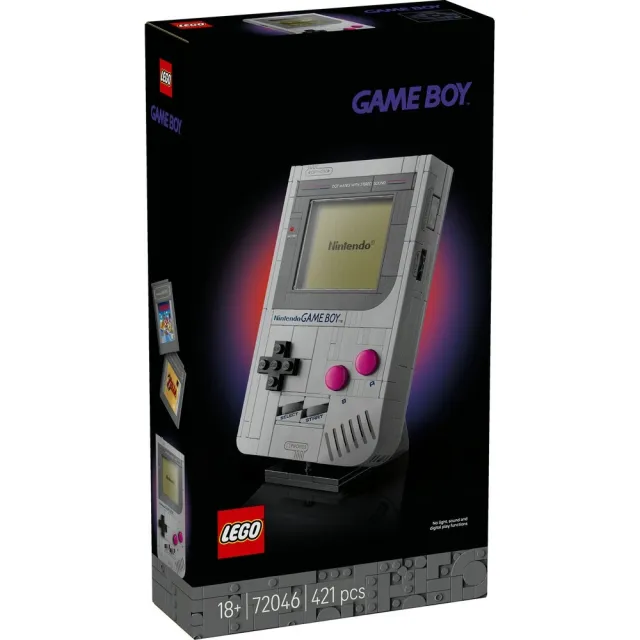 【LEGO 樂高】超級瑪利歐系列 72046 Game Boy(復古遊戲機 任天堂 玩具 積木 禮物)