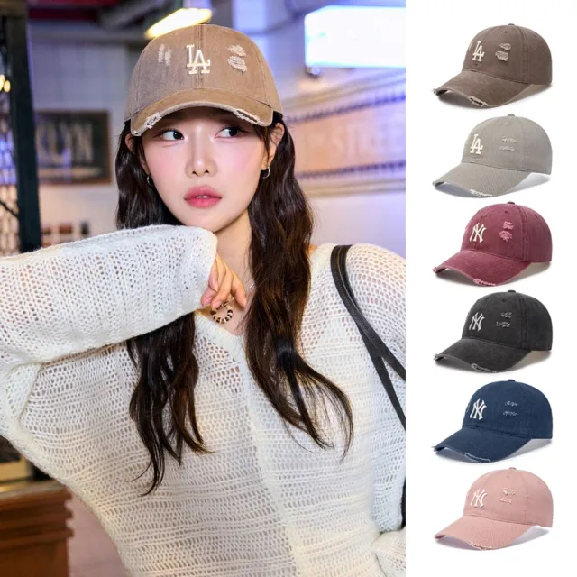 【MLB】牛仔 復古 仿舊棒球帽 KARINA/TWS同款老帽 Varsity系列(CPVL6.CPVV3.CPVV0.CPV03-多款任選)
