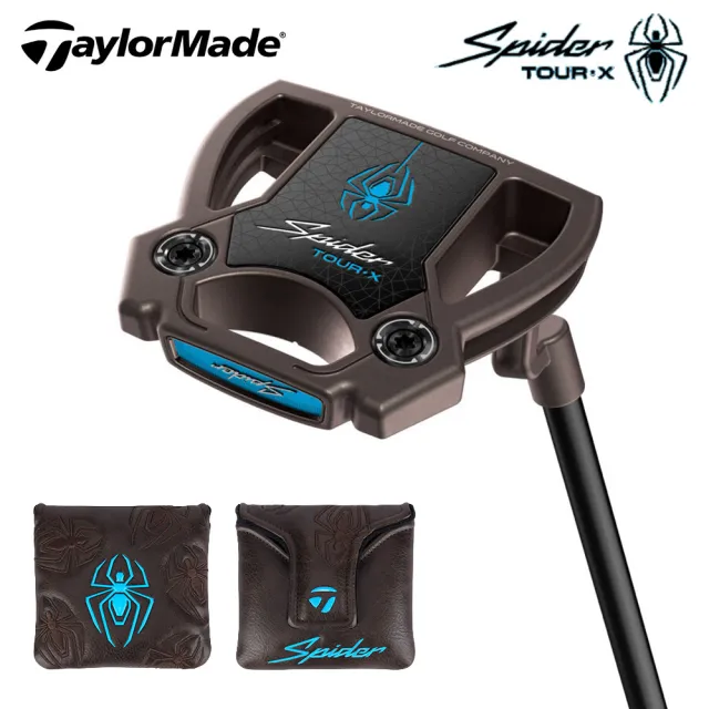 【TaylorMade】新款Spider Tour X 系列 高爾夫球推桿 34吋 (職業選手的奪冠利器)