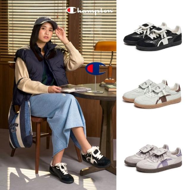 【Champion】官方直營 男女性款-Champ T-trainer膠底復古休閒鞋-多款
