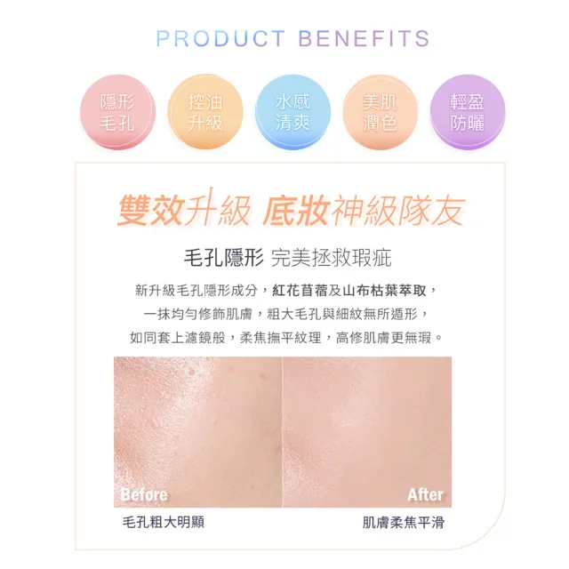 【1028】新色上市-Oil Block! 超控油UV校色飾底乳EX SPF50+★