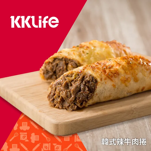 【KKLife】含運組-起司肉捲8條(150-180g/條.和風牛/起司雞/胡椒豬/海鮮捲/干燒蝦.開學/韓風辣醬.早餐.點心)