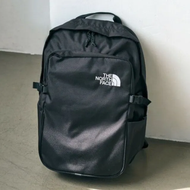 【The North Face】日本版 Boulder Daypack 北臉 黑色 帆布 防潑水 北面 女包 男包 後背包 背包