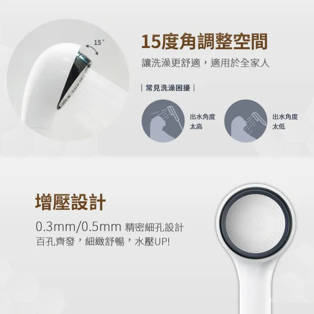 【3M】ShowerCare SF100除氯蓮蓬頭-1機2心超值組(日本食品級濾心)